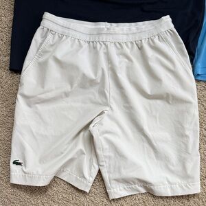 Lacoste Men's Classic White Athletic Shorts